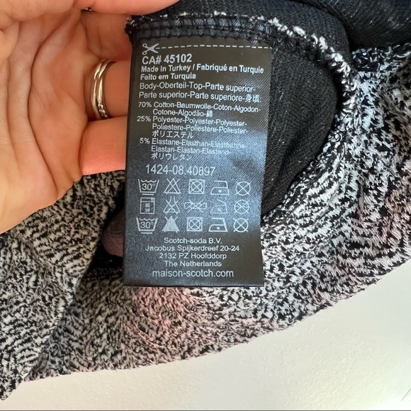 Maison Scoth- Home Alone Double Hoodie Size 2 - Picture 6 of 7